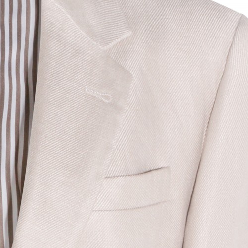 LIGHT BEIGE LINEN BLAZER