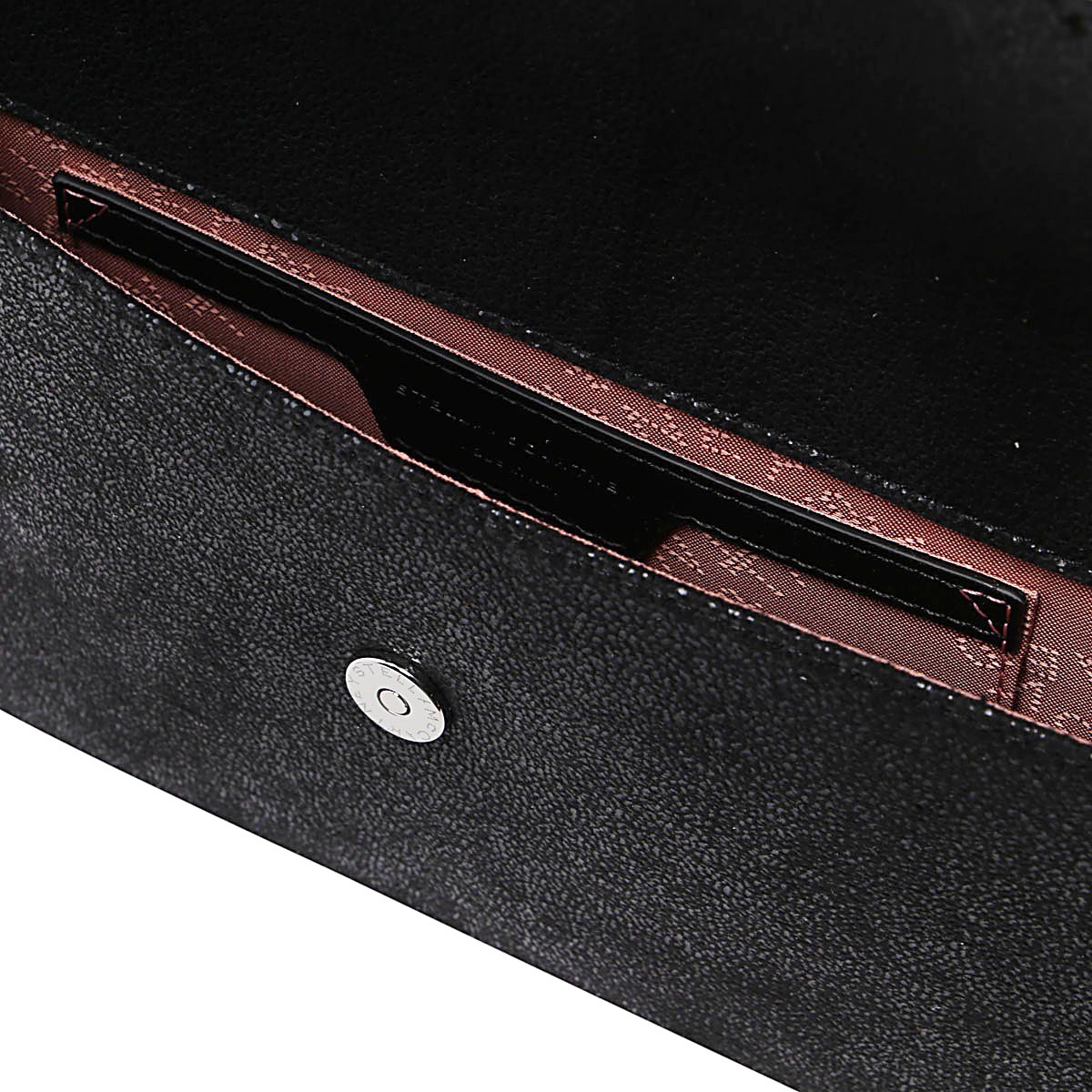 BLACK FAUX LEATHER FALABELLA BAG