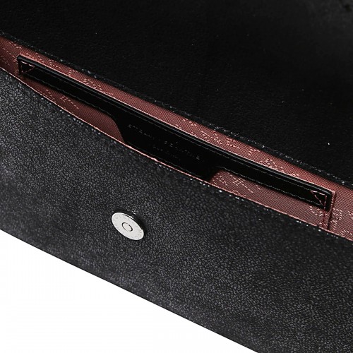 BLACK FAUX LEATHER FALABELLA BAG