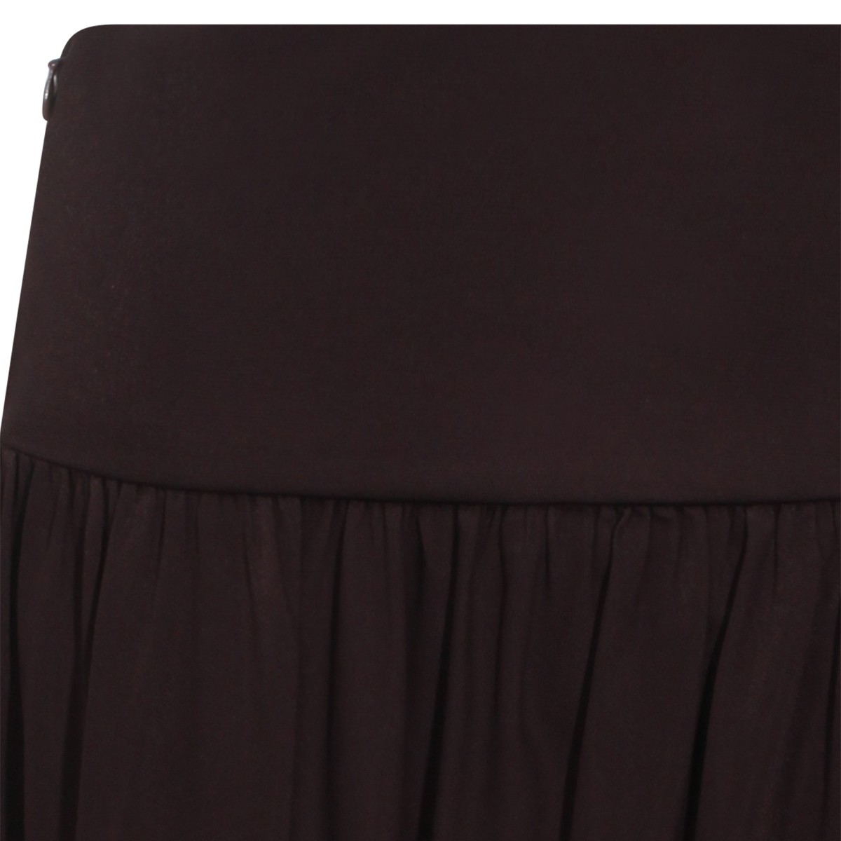 BLACK VISCOSE SKIRT