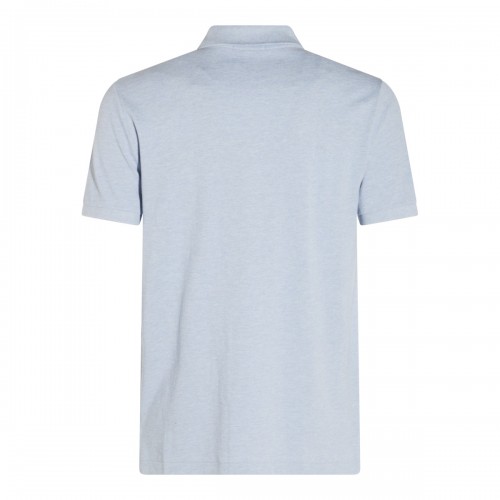 LIGHT BLUE COTTON POLO SHIRT 2