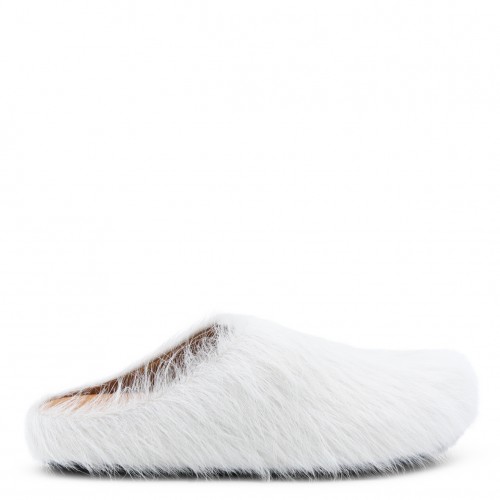 WHITE LEATHER SANDALS