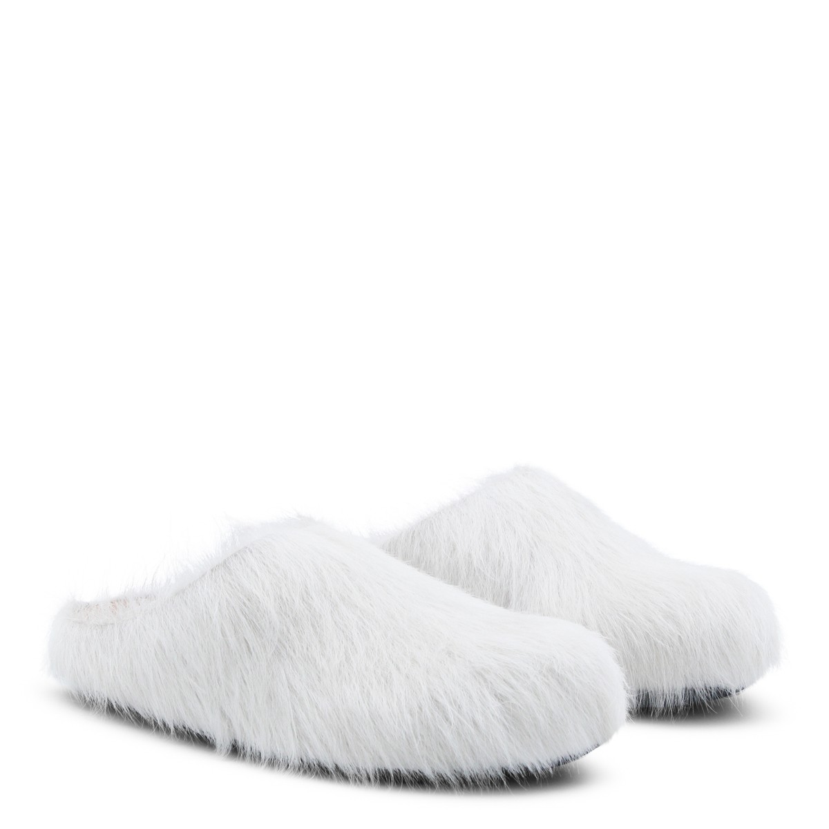 WHITE LEATHER SANDALS