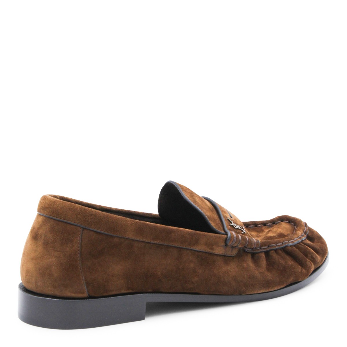 BROWN SUEDE LAOFERS