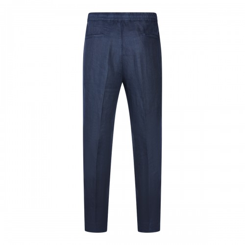 NAVY LINEN PANTS 2