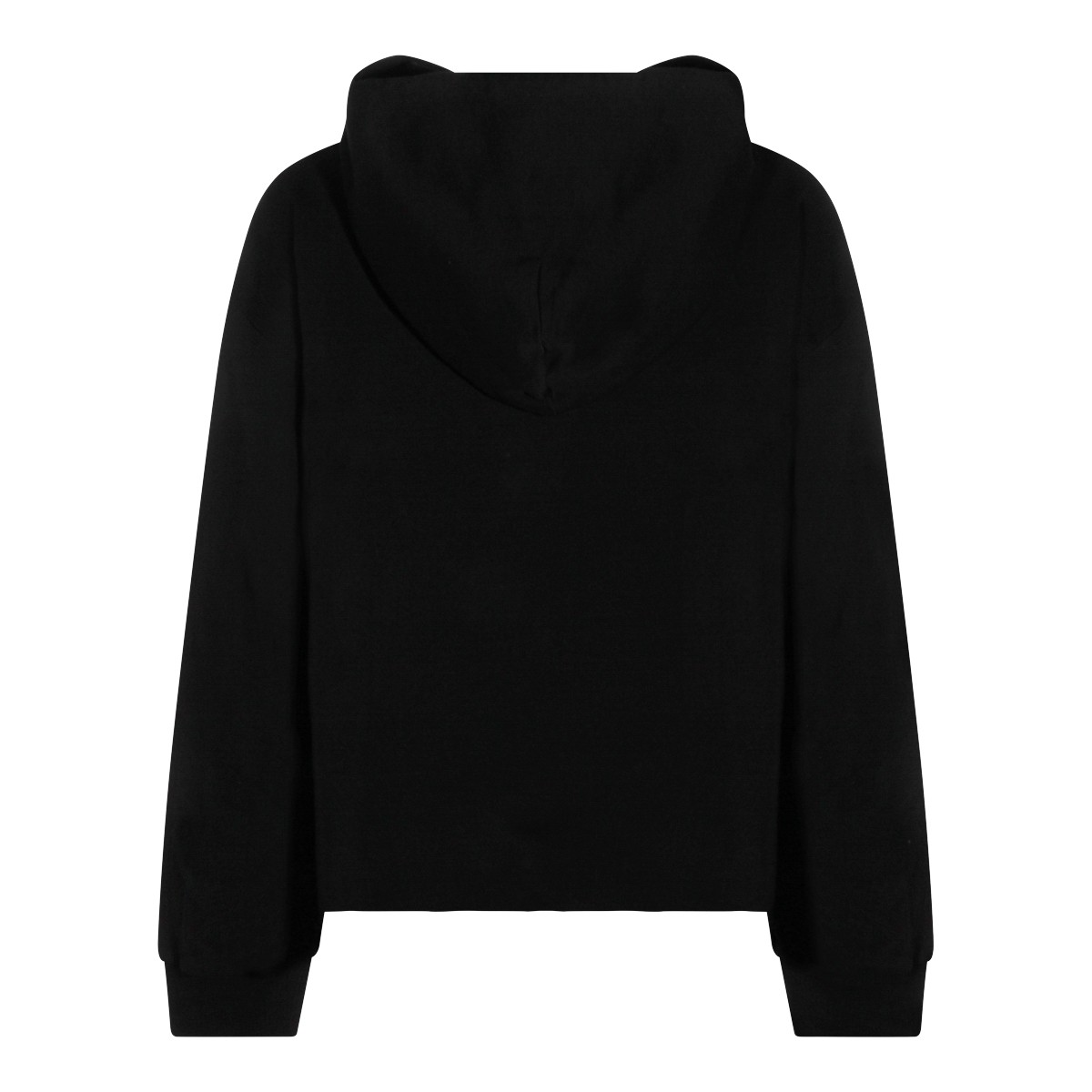 BLACK COTTON SWEATSHIRT