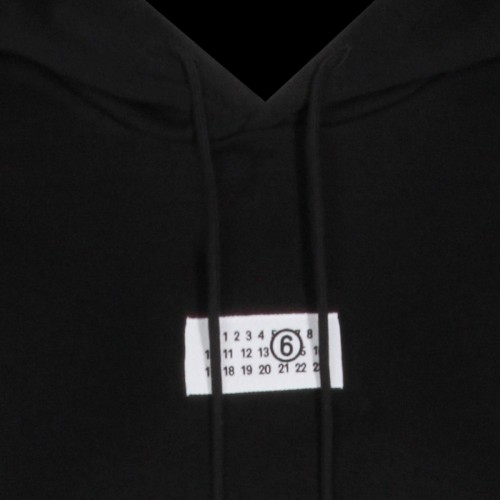BLACK COTTON SWEATSHIRT
