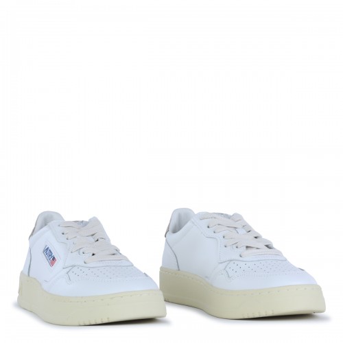 WHITE LEATHER 01 SNEAKERS 2