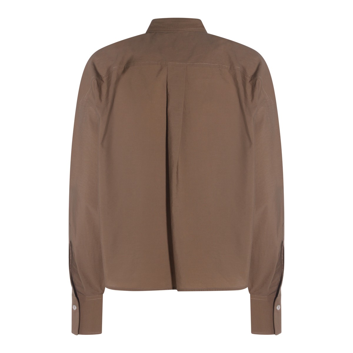 BROWN COTTON SHIRT