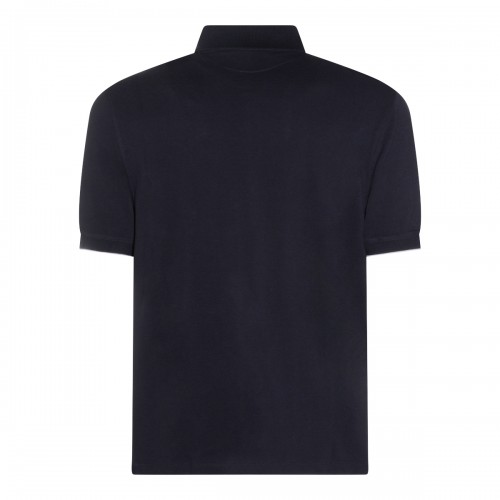 NAVY COTTON POLO SHIRT