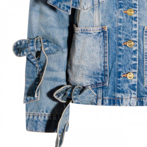 BLUE COTTON DENIM JACKET