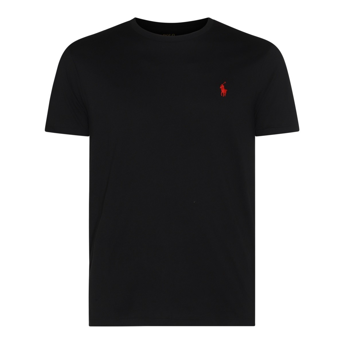 BLACK COTTON T-SHIRT