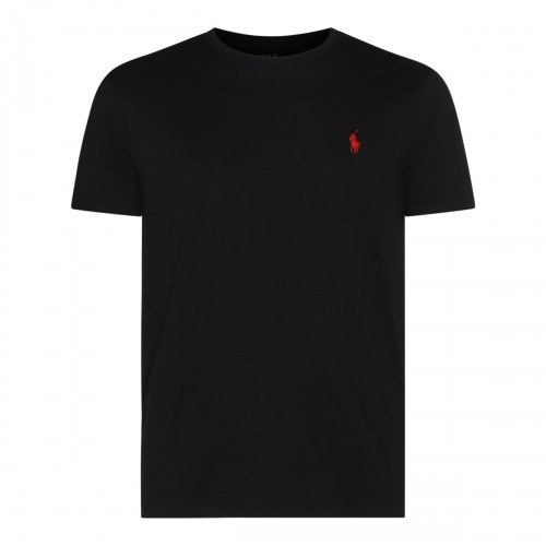 BLACK COTTON T-SHIRT