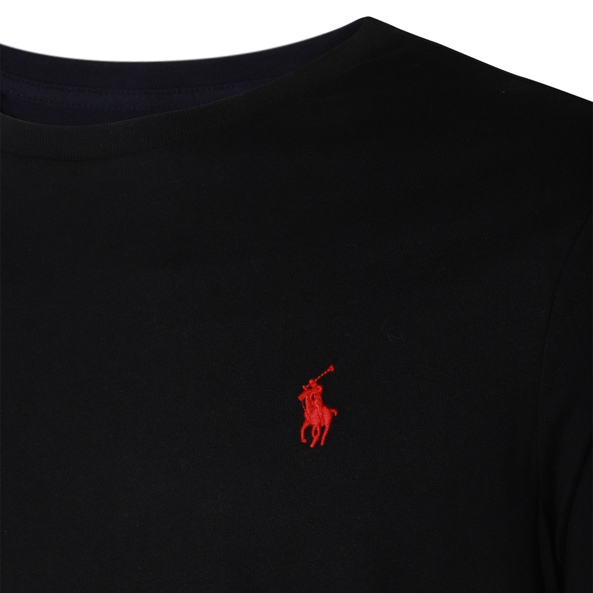 BLACK COTTON T-SHIRT