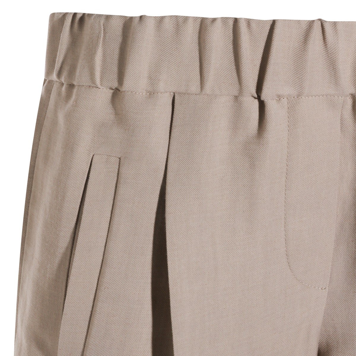 SAND VISCOSE SHORTS