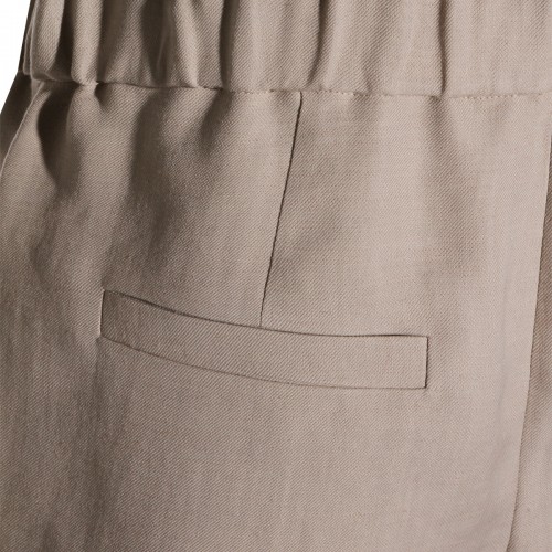 SAND VISCOSE SHORTS