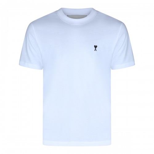 WHITE COTTON T-SHIRT