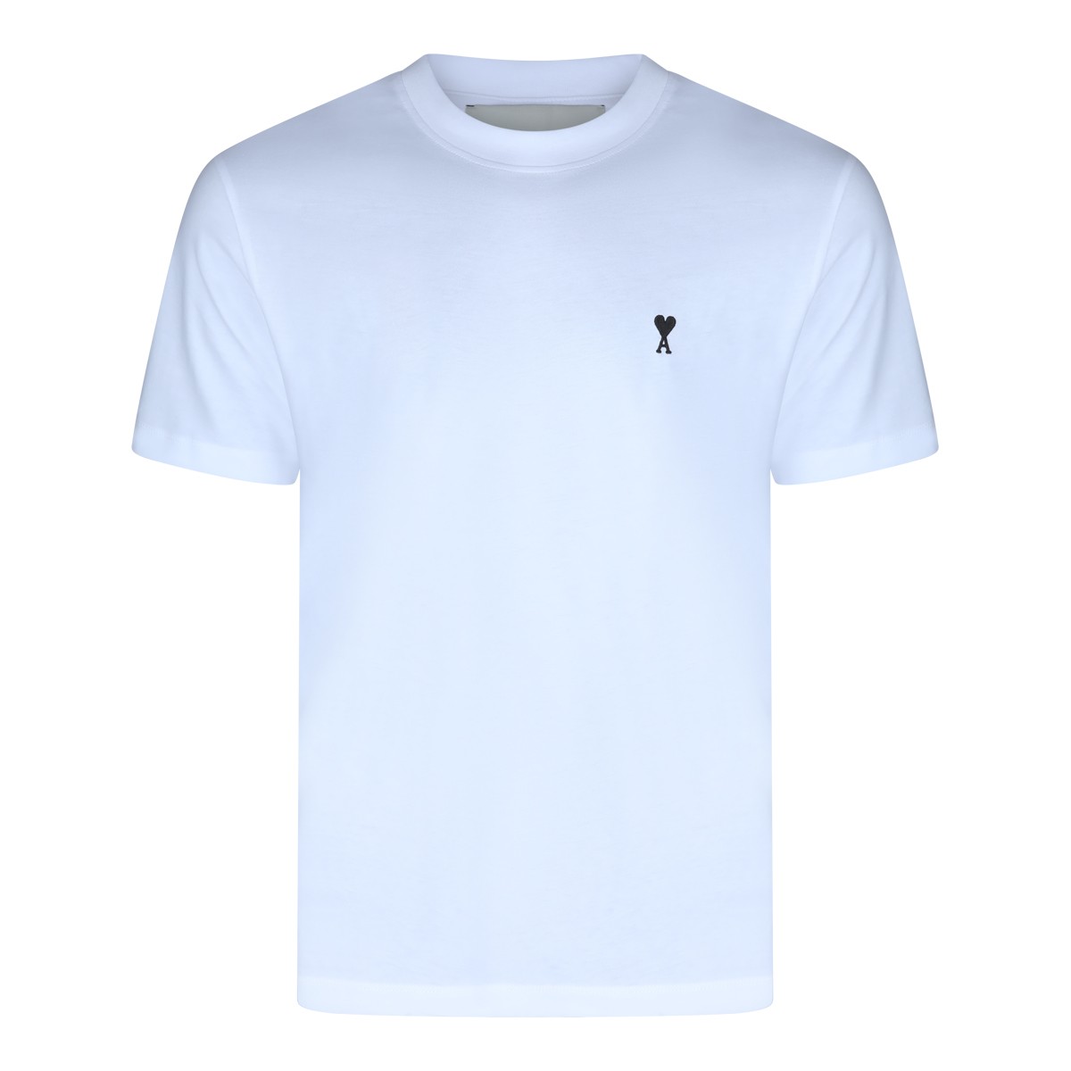 WHITE COTTON T-SHIRT