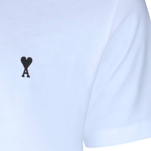 WHITE COTTON T-SHIRT