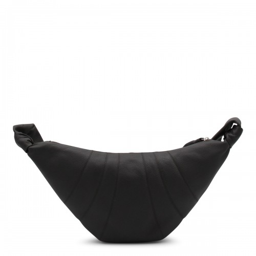 DARK BROWN LEATHER MEDIUM CROISSANT SHOULDER BAG