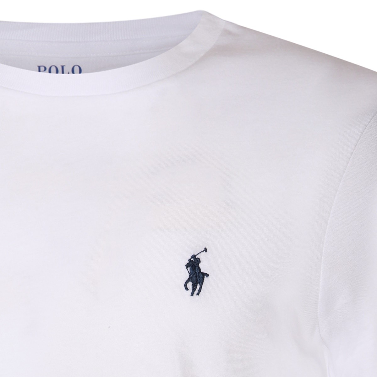 WHITE COTTON T-SHIRT