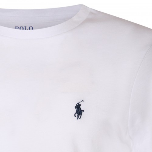 WHITE COTTON T-SHIRT