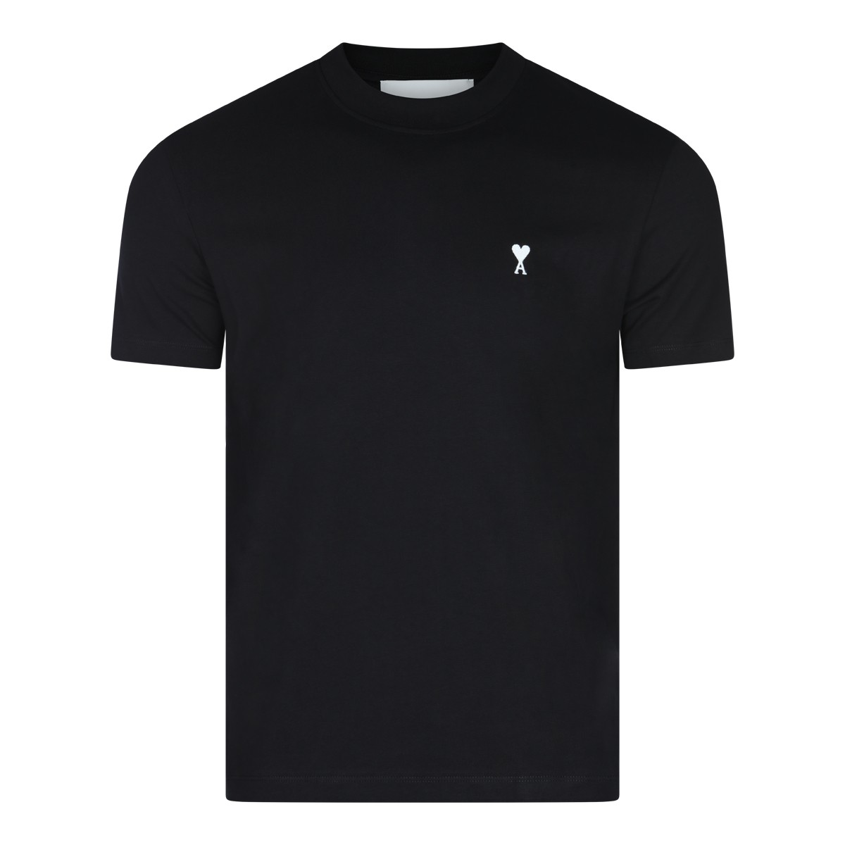 BLACK COTTON T-SHIRT