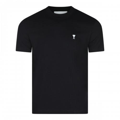 BLACK COTTON T-SHIRT