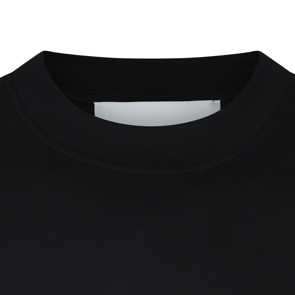 BLACK COTTON T-SHIRT