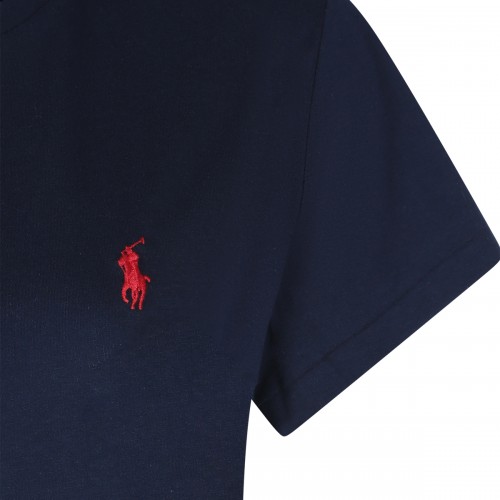 NAVY COTTON T-SHIRT