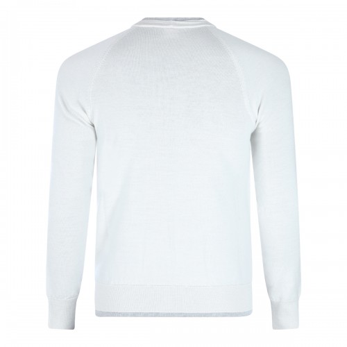 WHITE WOOL KNITWEAR