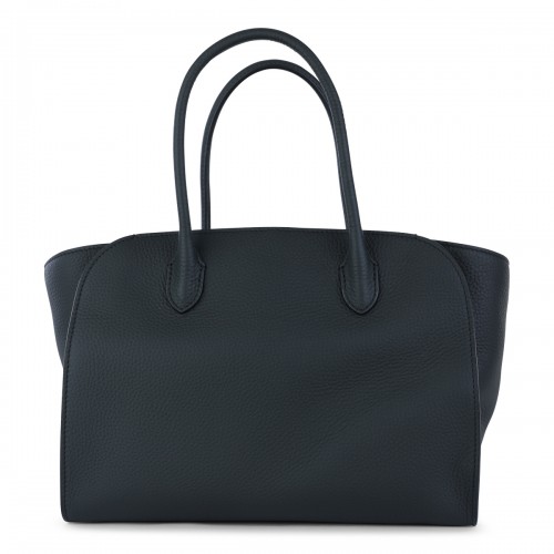 DARK GREEN LEATHER MARLO 12 TOP HANDLE BAG