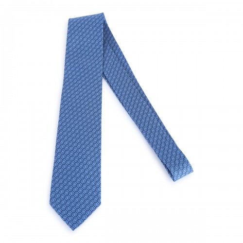 LIGHT BLUE SILK TIE