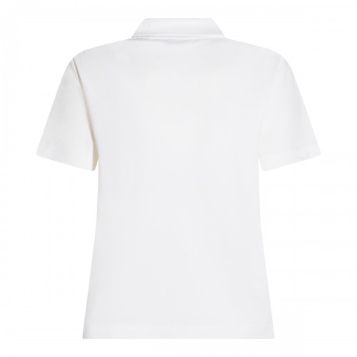 WHITE COTTON POLO SHIRT 2