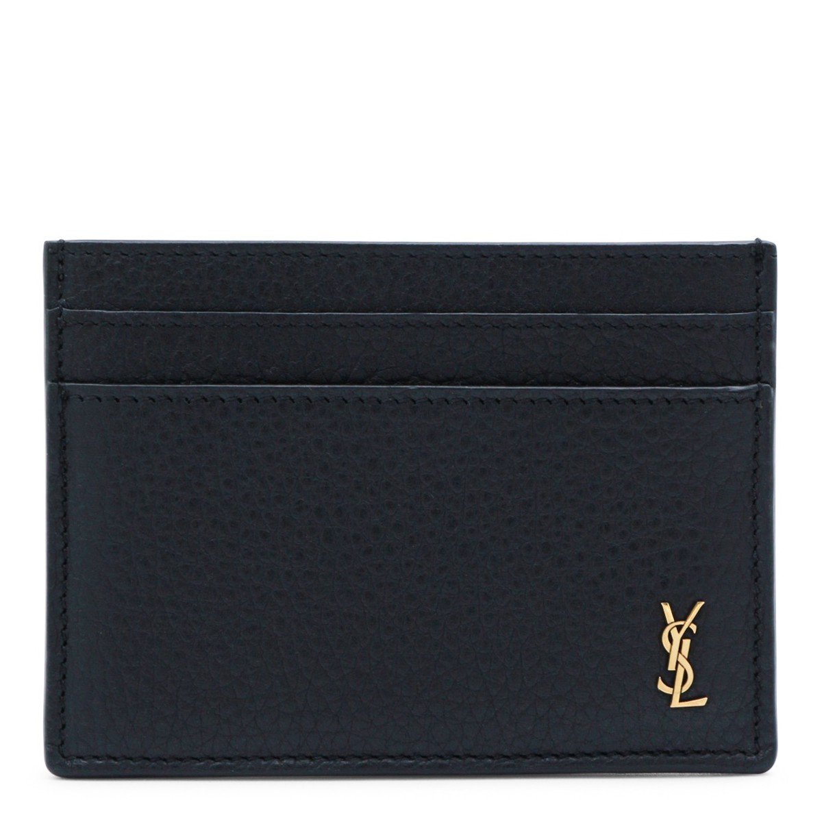 BLACK LEATHER CARD HOLDER