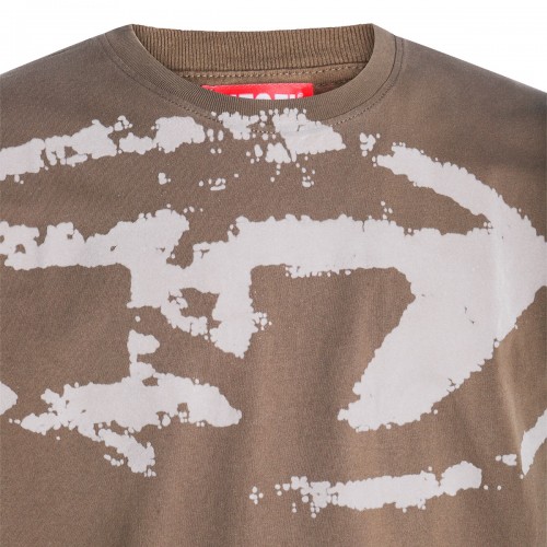 BEIGE COTTON T-SHIRT