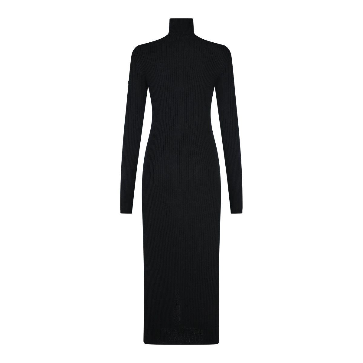 BLACK WOOL DRESS
