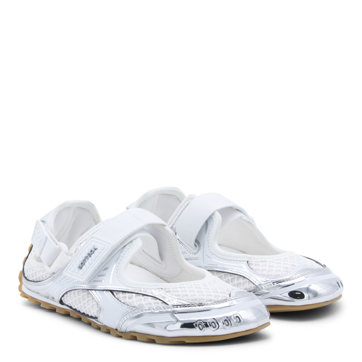 SILVER AND WHITE MARY JANE ORBIT...