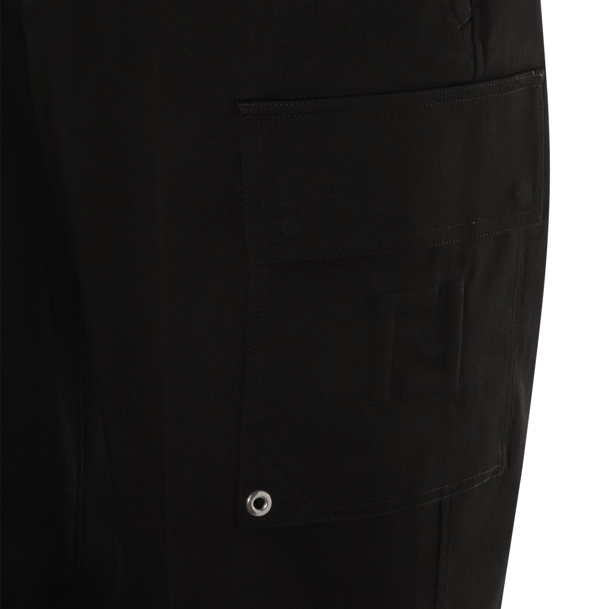 BLACK COTTON PANTS