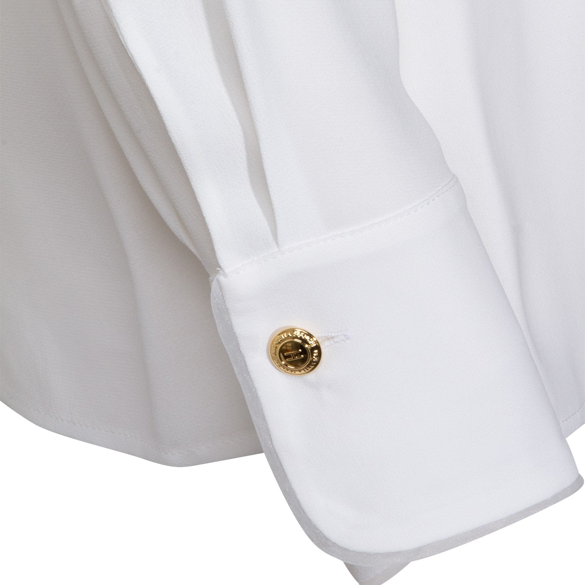 WHITE VISCOSE SHIRT