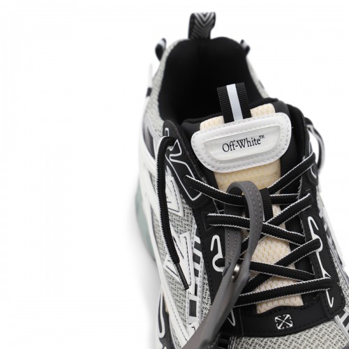 GREY AND BLACK BE RIGHT BACK SNEAKERS