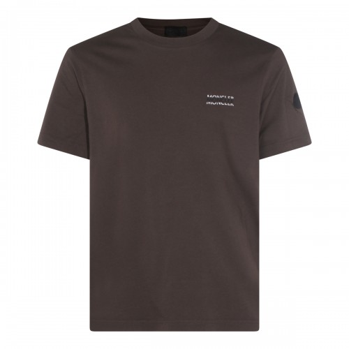 BROWN COTTON T-SHIRT