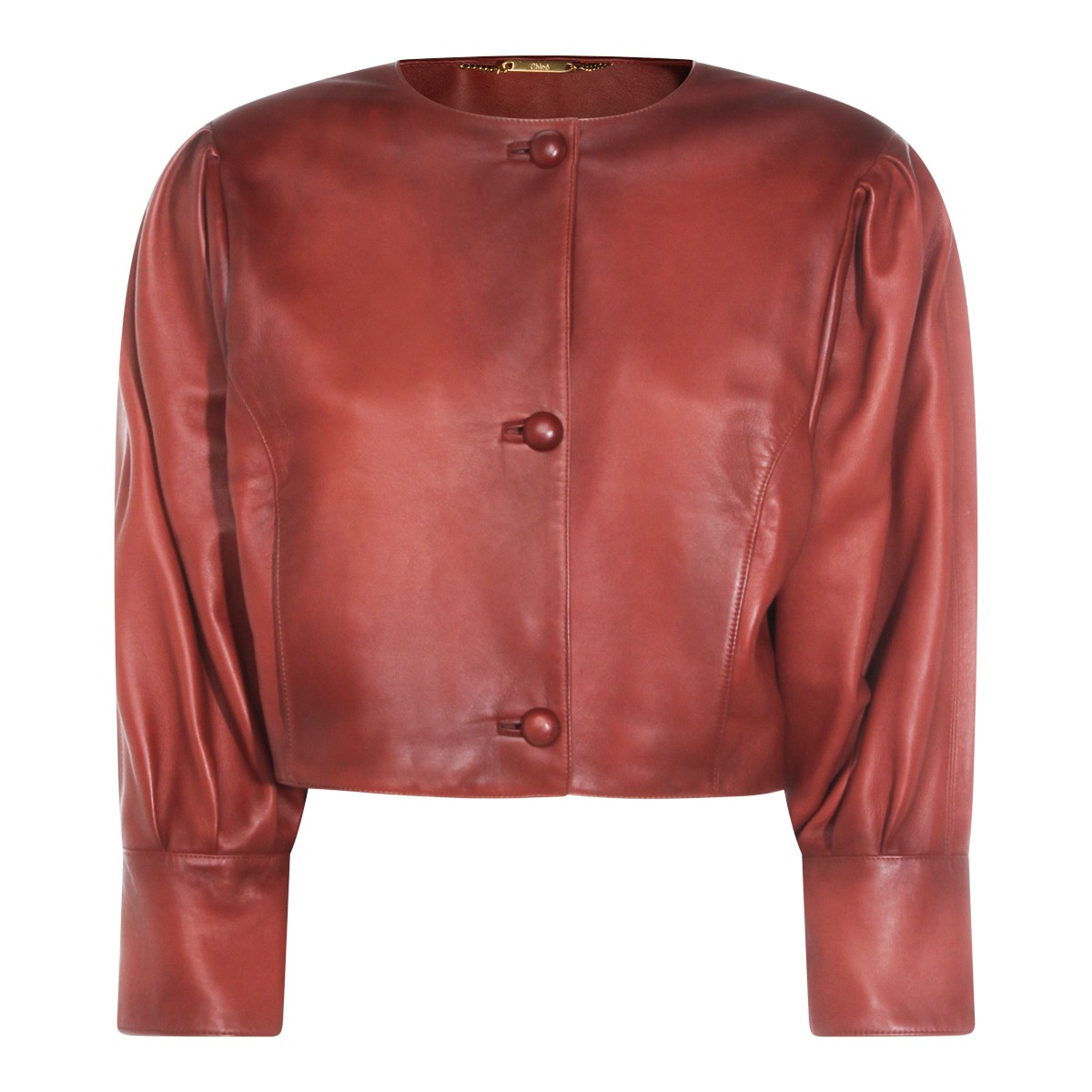 BROWN LEATHER JACKET