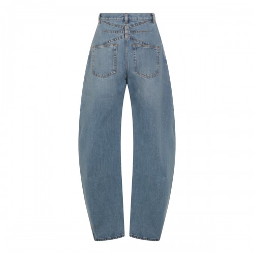 BLUE COTTON DENIM JEANS 2