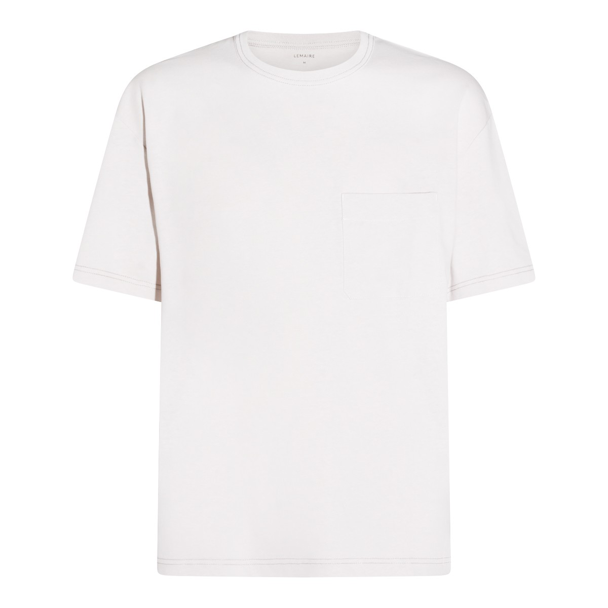 WHITE COTTON T-SHIRT