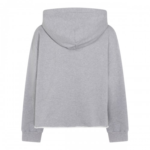 GREY COTTON SWEATSHIRT