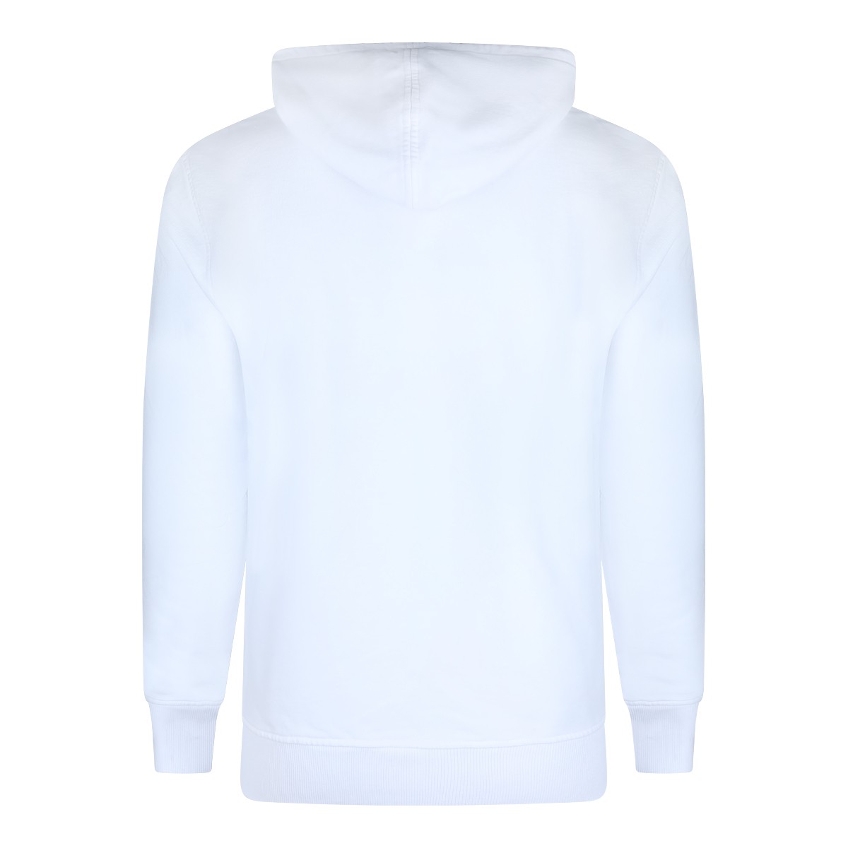 WHITE COTTON SWEATSHIRT