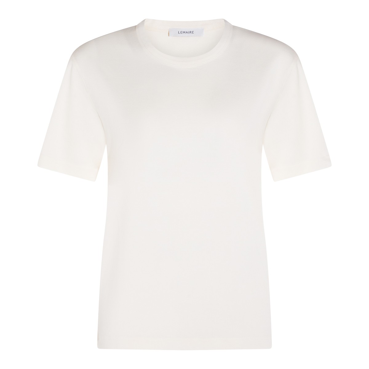 WHITE COTTON T-SHIRT