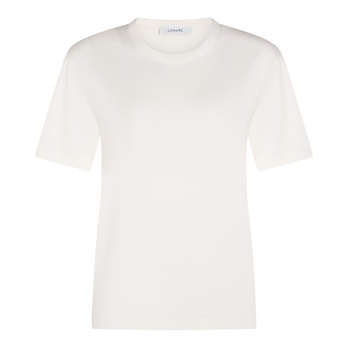 WHITE COTTON T-SHIRT