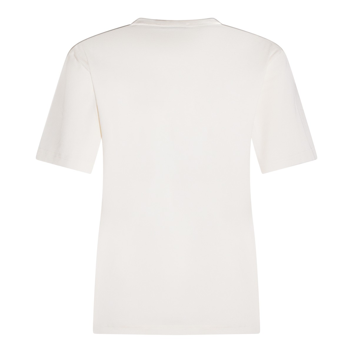 WHITE COTTON T-SHIRT